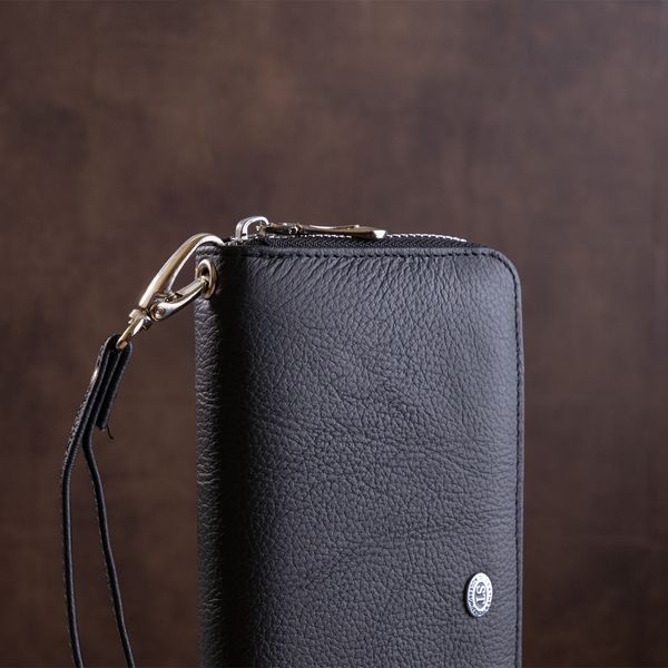 Чоловічий гаманець ST Leather 18422 (ST45) натуральна шкіра Чорний 18422 фото
