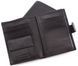 Чёрный кожаный кошелёк под паспорт Marco Coverna BK010-808 black BK010-808 black фото 5