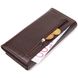 Жіночий стильний гаманець із натуральної зернистої шкіри CANPELLINI 21629 Коричневий 21629 фото 5
