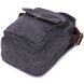 Компактна чоловіча сумка із щільного текстилю Vintage 22218 Чорний 56845 фото 3