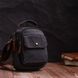 Компактна чоловіча сумка із щільного текстилю Vintage 22218 Чорний 56845 фото 7