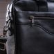 Ділова чоловіча сумка з зернистої шкіри Vintage 14886 Чорна 39482 фото 8