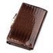 Гаманець жіночий ST Leather 18372 (S1201A) лакована шкіра Коричневий 18372 фото 2