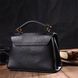 Женская стильная сумка из натуральной кожи 22074 Vintage Черная 22074 фото 7