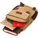 Оригінальний текстильний рюкзак з ущільненою спинкою та відділенням для планшета Vintage 22171 Пісочний 56807 фото 6