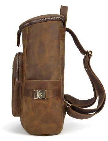 Дорожный рюкзак матовый Vintage 14887 Коньячный 14887 фото