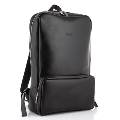 Чёрный кожаный рюкзак на 17 дюймов Newery N1023GA N1023GA фото