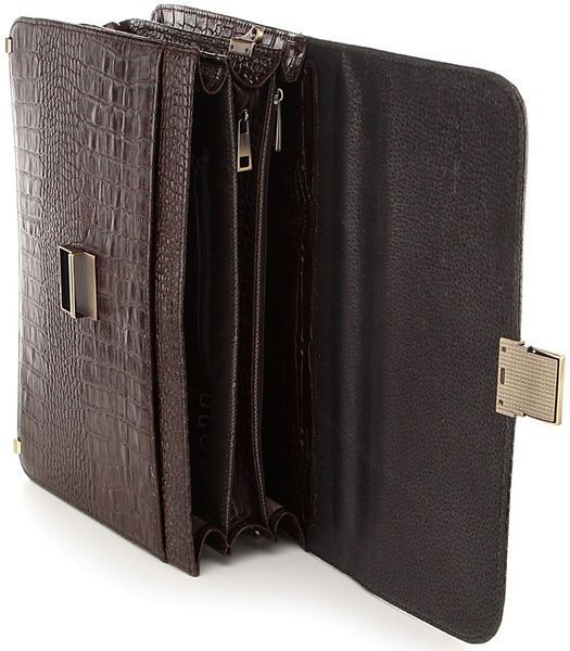 Портфель SHVIGEL 00366 з натуральної шкіри Коричневий 00366 фото
