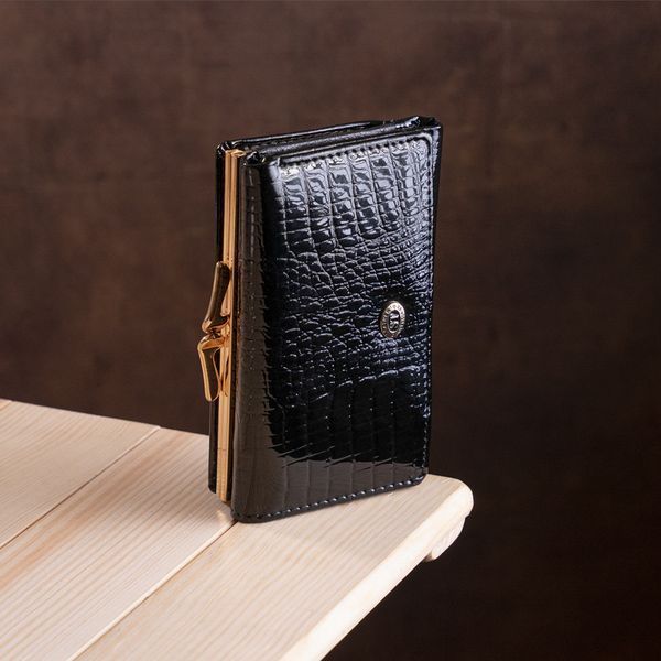 Гаманець жіночий ST Leather 18373 (S1201A) середній розмір Чорний 18373 фото