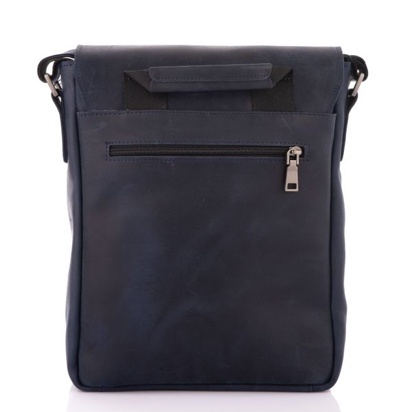 Темно-синя шкіряна сумка формату А4 для чоловіків Newery N4380KB N4380KB фото