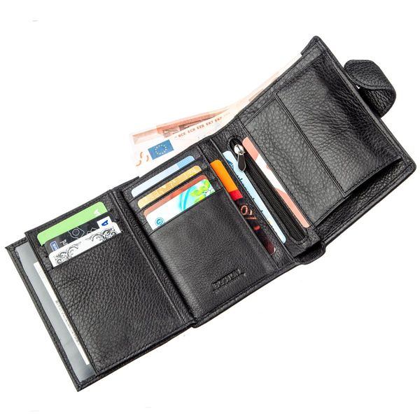 Місткий чоловічий гаманець Boston 18824 Чорний 18824 фото