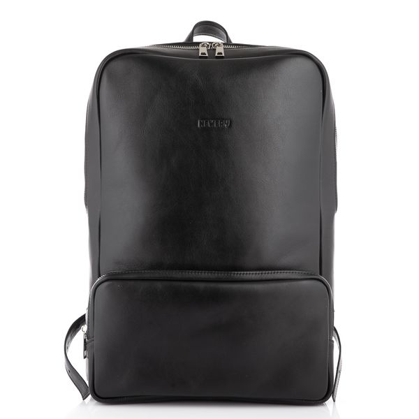 Чорний шкіряний рюкзак на 17 дюймів Newery N1023GA N1023GA фото
