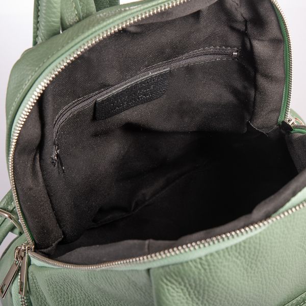 Оливковий жіночий рюкзак зі шкіри VIRGINIA CONTI (ІТАЛІЯ) - VC2238 OLIVE VC2238 OLIVE фото