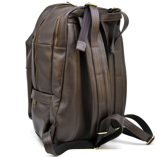 Мужской рюкзак из натуральной кожи коричневый GC-7340-3md TARWA GC-7340-3md фото