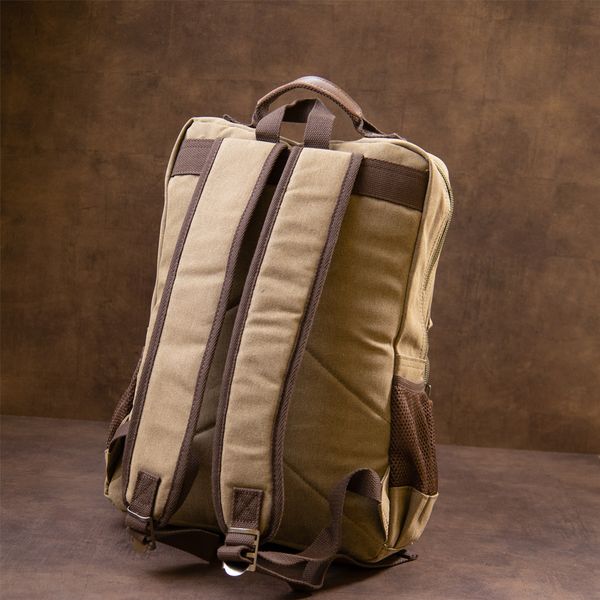 Рюкзак текстильный дорожный унисекс Vintage 20620 Оливковый 48995 фото