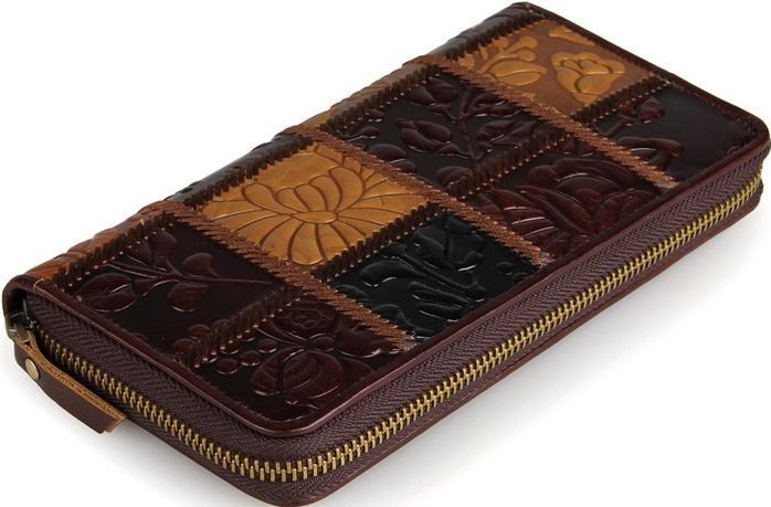 Кошелек женский Vintage 14502 на молнии Коричневый 14502 фото