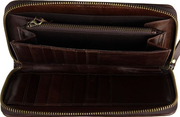 Кошелек женский Vintage 14502 на молнии Коричневый 14502 фото