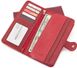 Червоний шкіряний гаманець на кнопці Marco Coverna MC031-950-2 MC031-950-2 фото 3