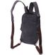 Зручний текстильний рюкзак у стилі мілітарі Vintagе 22179 Чорний 56815 фото 2