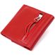 Маленький жіночий гаманець червоного кольору Grande Pelle 570660 570660 фото 2