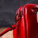 Яскрава сумка-клатч у стильному дизайні з натуральної шкіри 22125 Vintage Червона 22125 фото 8