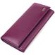 Жіночий гаманець з натуральної зернистої шкіри CANPELLINI 21630 Фіолетовий 21630 фото 1