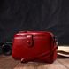 Яскрава сумка-клатч у стильному дизайні з натуральної шкіри 22125 Vintage Червона 22125 фото 6
