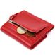 Маленький жіночий гаманець червоного кольору Grande Pelle 570660 570660 фото 5