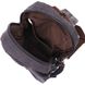 Зручний текстильний рюкзак у стилі мілітарі Vintagе 22179 Чорний 56815 фото 4