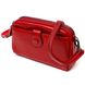 Яскрава сумка-клатч у стильному дизайні з натуральної шкіри 22125 Vintage Червона 22125 фото 1