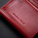 Маленький жіночий гаманець червоного кольору Grande Pelle 570660 570660 фото 8