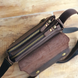 Мужская кожаная сумка на плечо на 2 отдела SGE MA 001 brown коричневая MA 001 brown фото 9