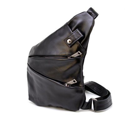Мужская сумка-слинг через плечо GA-6402-3md черная бренд TARWA GA-6402-3md фото