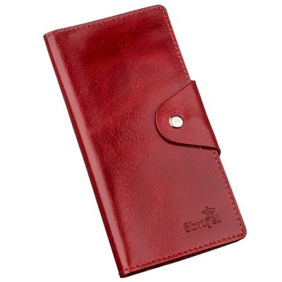 Бумажник женский вертикальный на двух кнопках SHVIGEL 16176 Красный 16176 фото