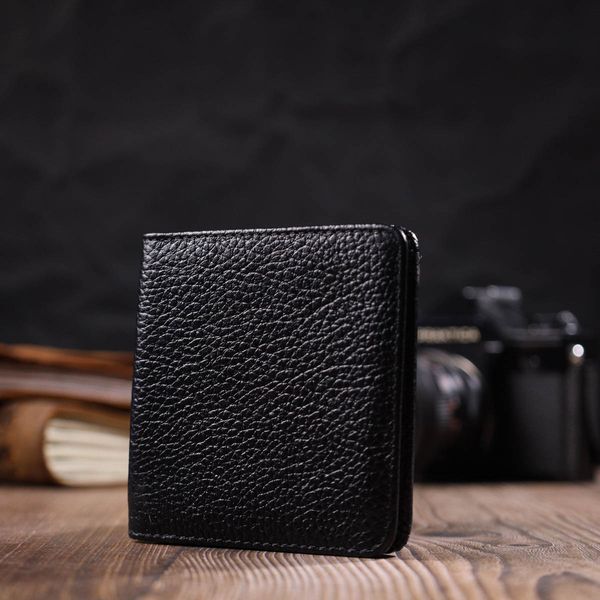 Чоловічий компактний гаманець з натуральної шкіри Tony Bellucci 22040 Чорний 22040 фото