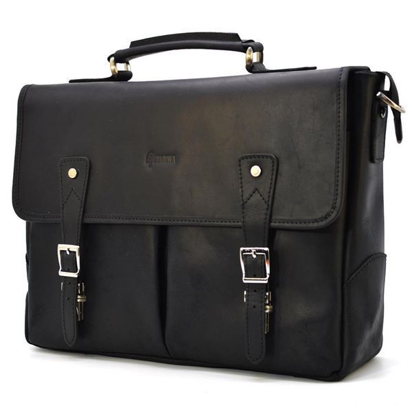 Черный мужской портфель из натуральной кожи RA-3960-4lx TARWA RA-3960-4lx фото