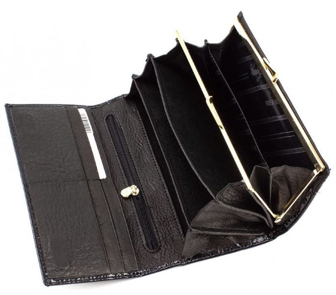 Чорний жіночий гаманець з лакової шкіри Marco Coverna 403-1010-1 403-1010-1 фото