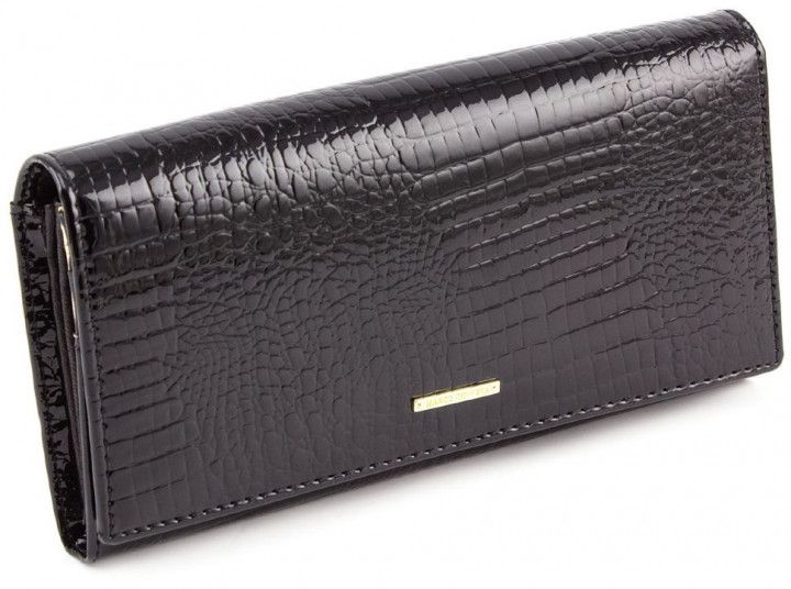 Чорний жіночий гаманець з лакової шкіри Marco Coverna 403-1010-1 403-1010-1 фото