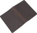 Темно-коричнева обкладинка для військового квитка Grande Pelle 257120 Герб ЗСУ 257120 Герб ЗСУ фото 5