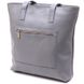 Шкіряна жіноча сумка-шоппер Shvigel 16360 Сірий 52665 фото 2