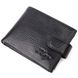 Класичний чоловічий гаманець з хлястиком із натуральної шкіри KARYA 21077 Чорний 21077 фото 1