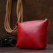 Женская сумка кросс-боди из натуральной кожи Shvigel 16342 Красный 52465 фото 7