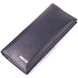 Классический вертикальный бумажник из натуральной гладкой кожи KARYA 21435 Черный 21435 фото 1