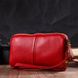 Стильний жіночий клатч на два відділення з натуральної шкіри 22090 Vintage Червоний 22090 фото 7