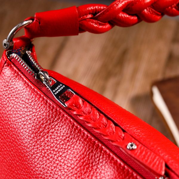 Привлекательная женская сумка KARYA 20863 кожаная Красный 20863 фото