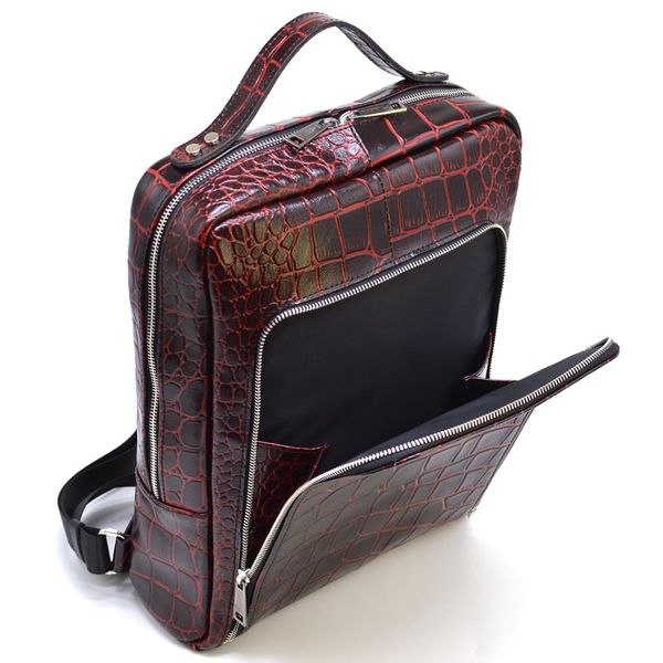 Шкіряний рюкзак для ноутбука під рептилію REP1-1239-4lx TARWA REP1-1239-4lx фото