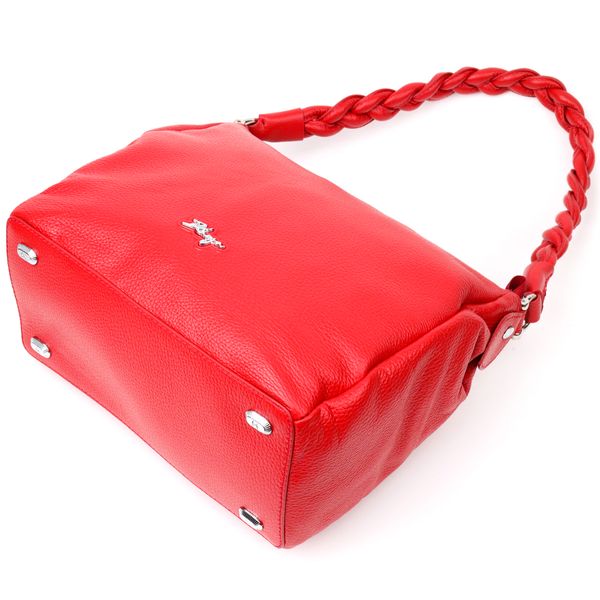 Привлекательная женская сумка KARYA 20863 кожаная Красный 20863 фото