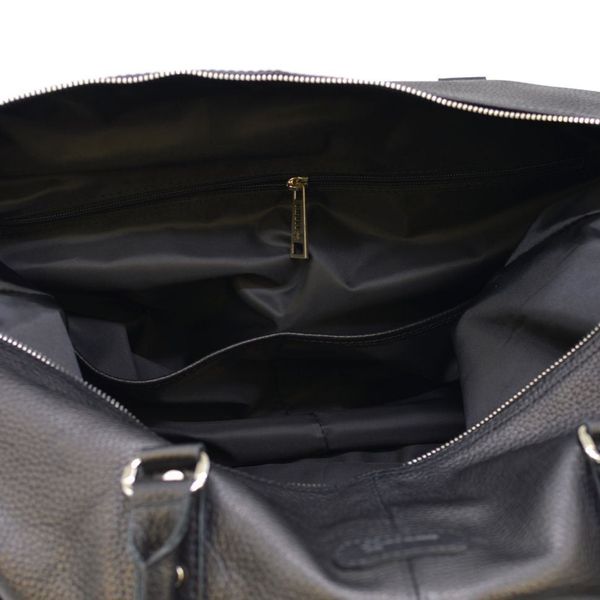 Велика дорожня сумка FA-8310-4lx з натуральної шкіри флотар, чорна FA-8310-4lx фото