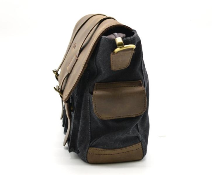 Чоловіча сумка через плече канвас та шкіра RG-6690-4lx бренду Tarwa RG-6690-4lx фото