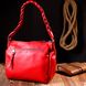 Приваблива сумка жіноча KARYA 20863 шкіряна Червоний 20863 фото 11